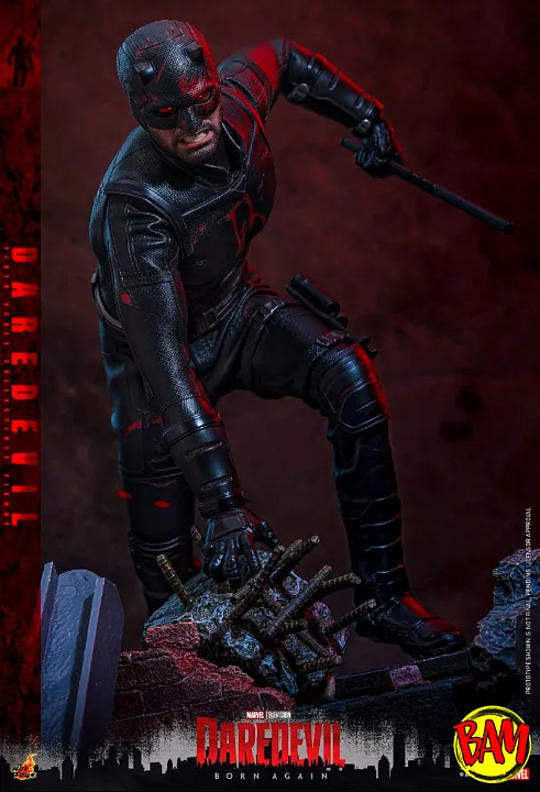 Hot Toys: TMS186 Daredevil 1/6 Scale Actionfigur (Daredevil | Born Again)