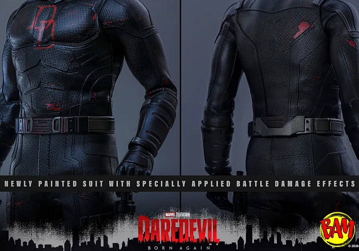 Hot Toys: TMS186 Daredevil 1/6 Scale Actionfigur (Daredevil | Born Again)
