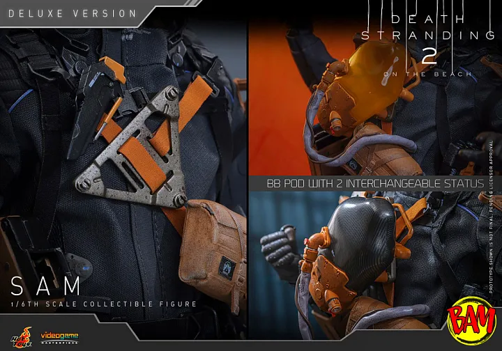 Hot Toys: VGM76 Sam 1/6 Scale Actionfigur Deluxe Version (Death Stranding 2)