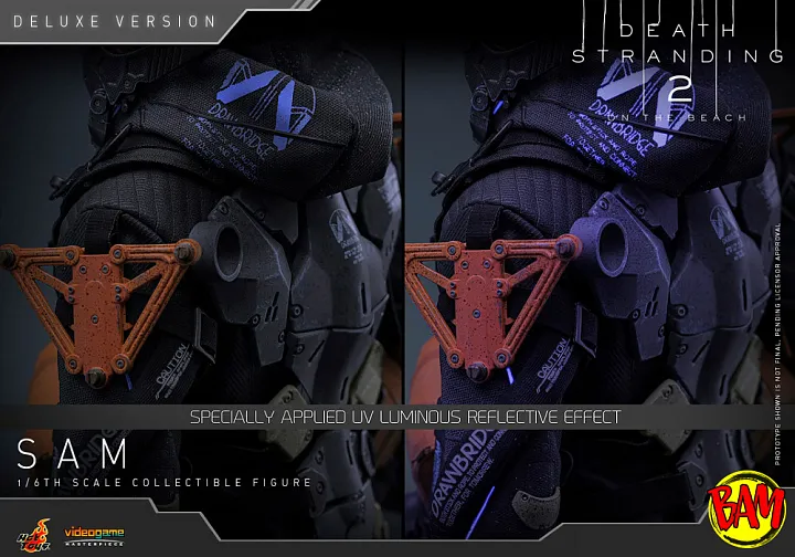 Hot Toys: VGM76 Sam 1/6 Scale Actionfigur Deluxe Version (Death Stranding 2)