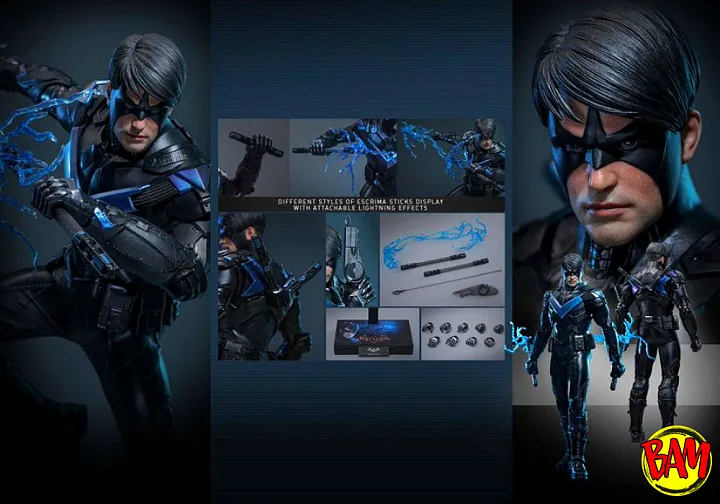 Hot Toys: VGM78 Nightwing 1/6 Scale Action Figure (Batman | Arkham Knight)