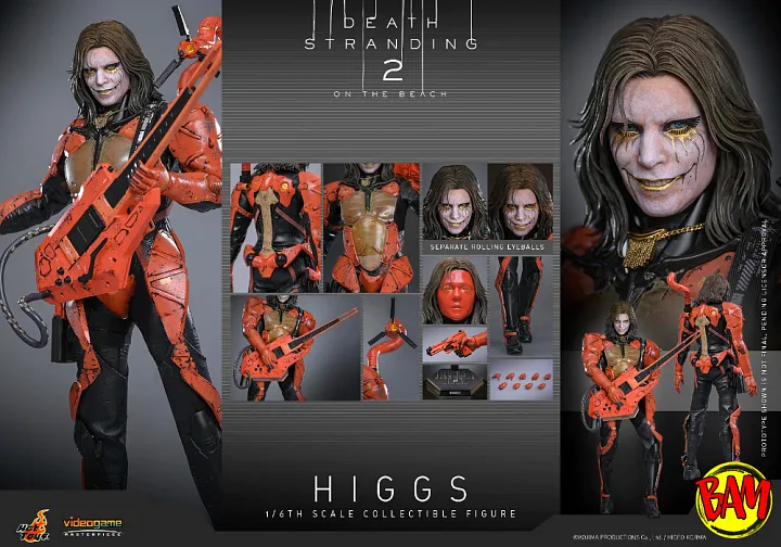 Hot Toys: VGM79 Higgs Monaghan 1/6 Scale Actionfigur (Death Stranding 2)