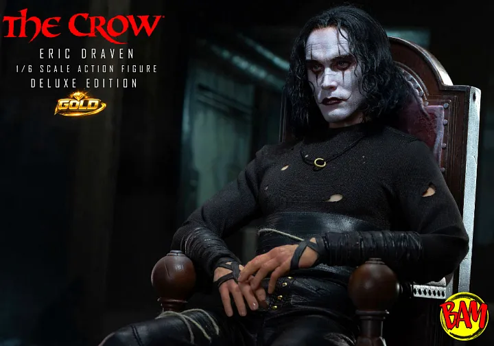 Infinite Statue: Maestro Eric Draven 1/6 Scale Actionfigur (The Crow) Deluxe Gold Edition