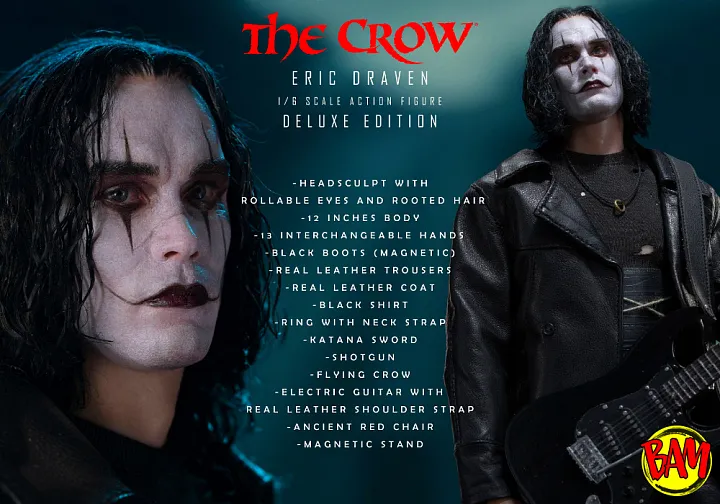 Infinite Statue: Maestro Eric Draven 1/6 Scale Actionfigur (The Crow) Deluxe Edition