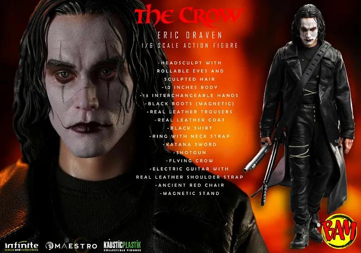 Infinite Statue: Maestro Eric Draven 1/6 Scale Actionfigur (The Crow)