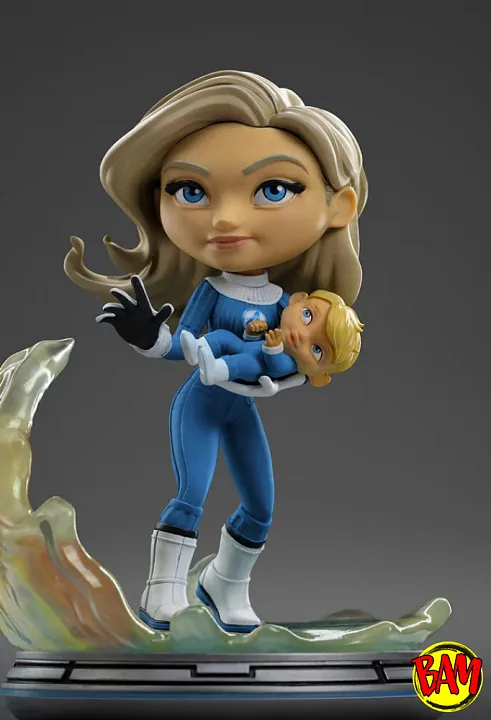 Iron Studios: Invisible Woman MiniCo Figur (Fantastic Four)