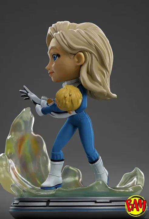 Iron Studios: Invisible Woman MiniCo Figur (Fantastic Four)