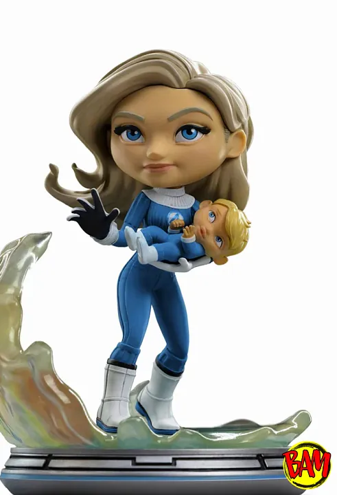 Iron Studios: Invisible Woman MiniCo Figur (Fantastic Four)