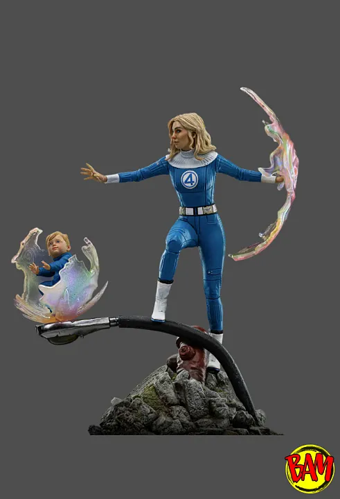 Iron Studios: Art Scale 1/10 Invisible Woman Statue (Fantastic Four)