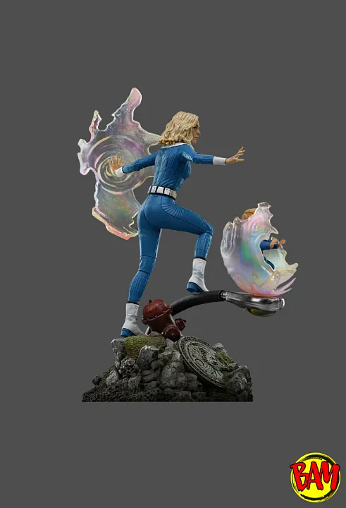 Iron Studios: Art Scale 1/10 Invisible Woman Statue (Fantastic Four)