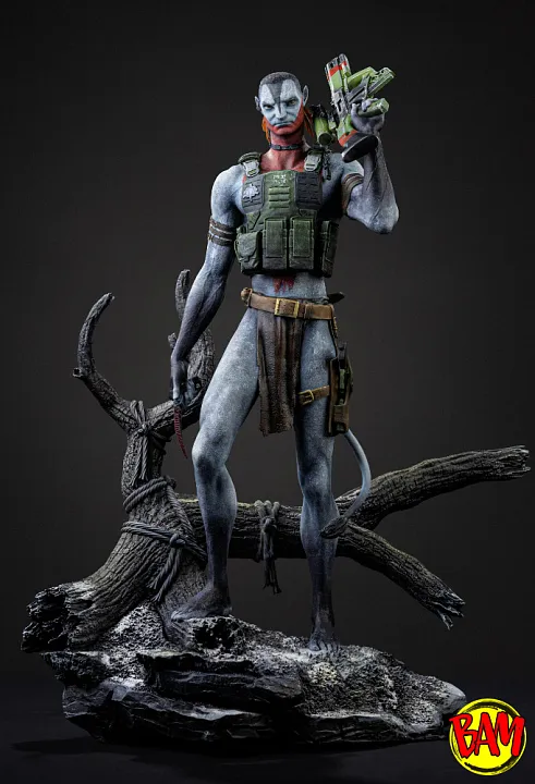 Iron Studios: Art Scale 1/10 Miles Quaritch Statue (Avatar | Fire and Ash)