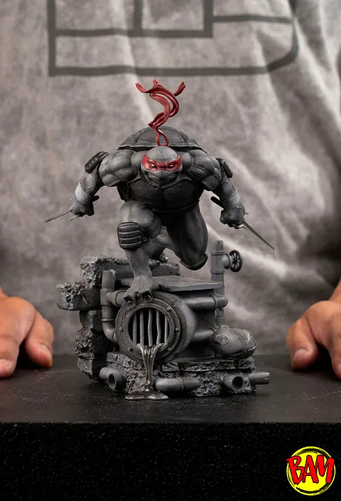 Buy Now Iron Studios Raphael Black & White Figure 1/10 Scale