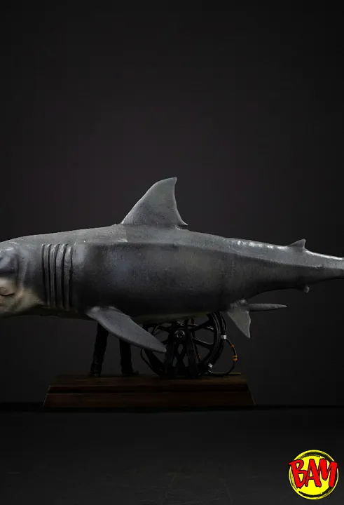 Iron Studios: Deluxe Art Scale 1/10 Steven Spielberg 50th anniversary Statue (Der weiße Hai)