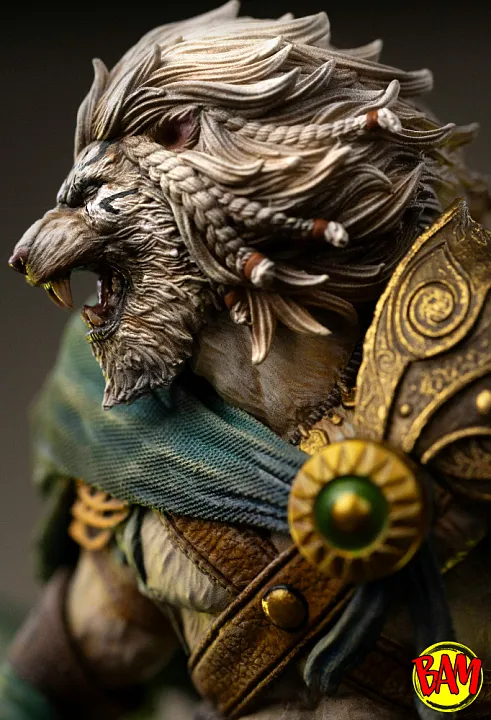 Iron Studios: Art Scale 1/10 Ajani Goldmane Statue (Magic The Gathering)