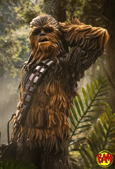 Iron Studios: Art Scale 1/10 Chewbacca und Tokkat (Star Wars)