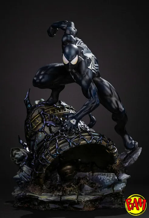 Iron Studios: BDS Art Scale 1/10 Spider Man Black Statue (Marvel)