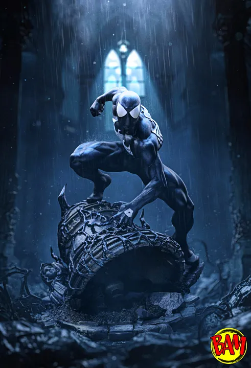 Iron Studios: BDS Art Scale 1/10 Spider Man Black Statue (Marvel)
