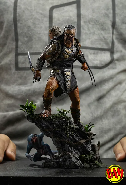 Iron Studios: Art Scale 1/10 Dek & Thia Statue (Predator Badlands)