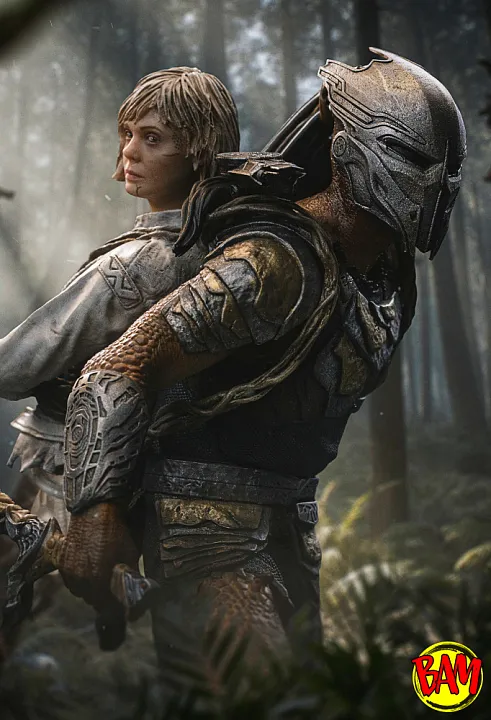 Iron Studios: Art Scale 1/10 Dek & Thia Statue (Predator Badlands)