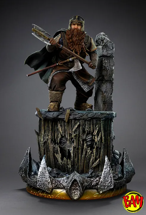 Iron Studios: Art Scale 1/10 Gimli Statue (Der Herr der Ringe)