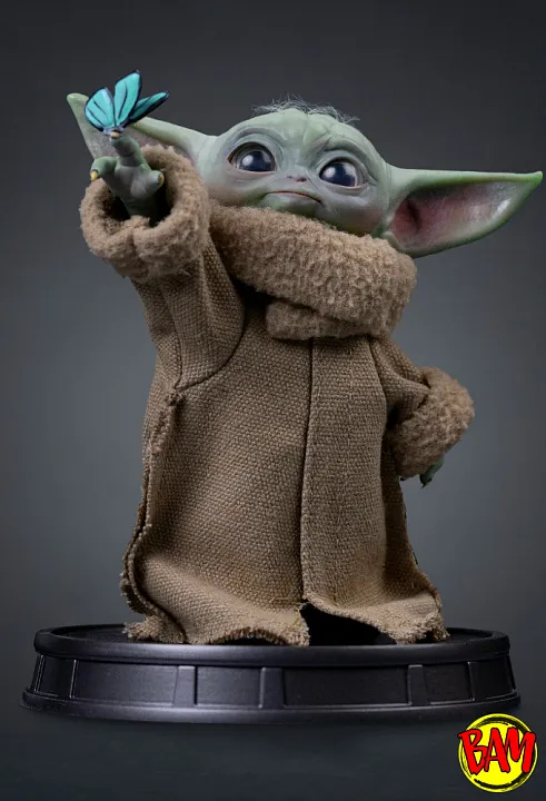 Iron Studios: Grogu Butterfly Wonder Statue (Star Wars | The Mandalorian and Grogu)