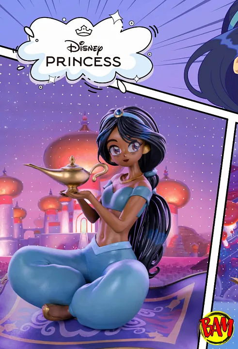 Princess Jasmine Statue – PVC Figure by Iron Studios | Disney Aladdin