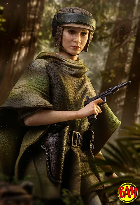 Iron Studios: Art Scale 1/10 Leia and Wicket Statue (Star Wars)