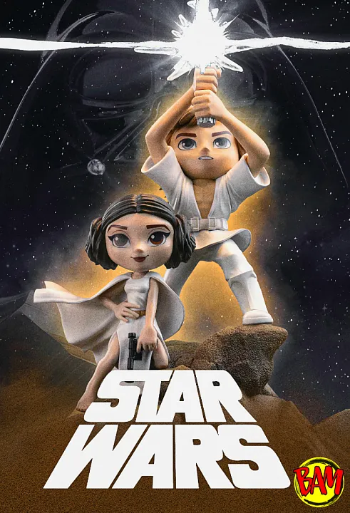 Iron Studios: MiniCo Luke and Leia Figure (Star Wars)