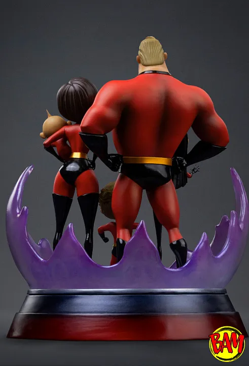 Iron Studios: Art Scale 1/10 Die Unglaublichen Diorama Statue (Disney)