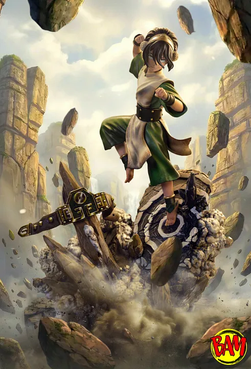 Iron Studios: Art Scale 1/10 Toph Beifong Statue (Avatar | Der Herr der Elemente)