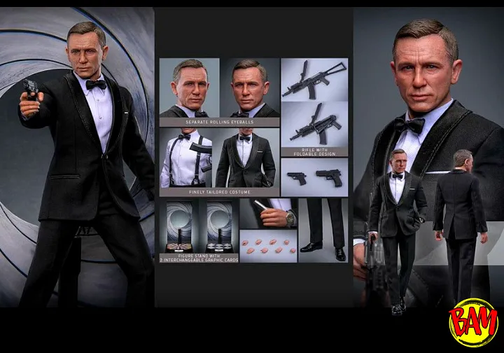 Hot Toys: MMS803 James Bond 1/6 Scale Actionfigur (No Time To Die)