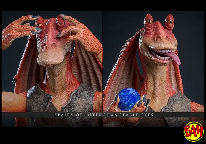 Hot Toys: MMS807 Jar Jar Binks 1/6 Scale Action Figure (Star Wars)