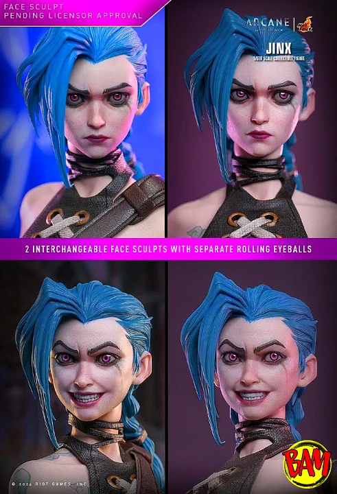 Hot Toys: TMS137 Jinx 1/6 Scale Actionfigur (Arcane)
