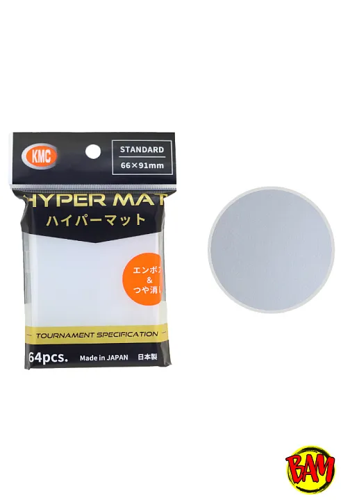 KMC: Hyper Mat Sleeves Transparent für TCG Sammelkarten (Standardgröße)