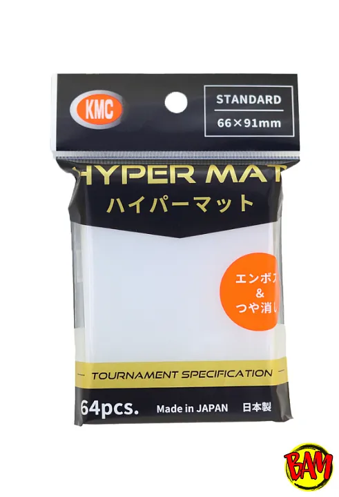 KMC: Hyper Mat Sleeves Transparent für TCG Sammelkarten (Standardgröße)