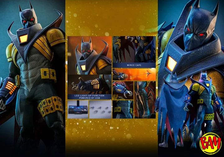 Hot Toys: VGM62 Knightfall Batman 1/6 Scale Action Figure (Arkham Origins)