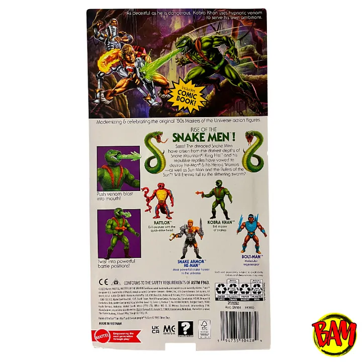 Kobra Khan Actionfigur Masters of the Universe Origins