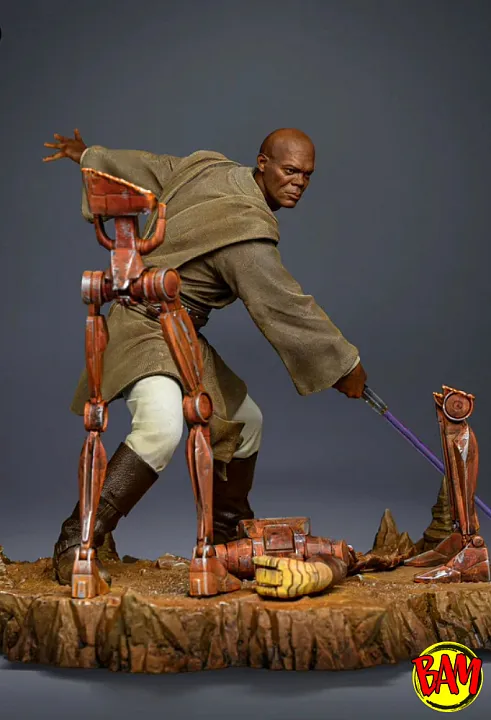 Iron Studios: Art Scale 1/10 Mace Windu Statue (Star Wars)