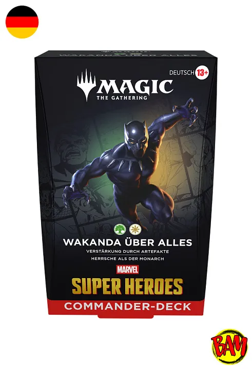 Magic: The Gathering TCG Marvel Super Heroes Commander Deck (Wakanda)