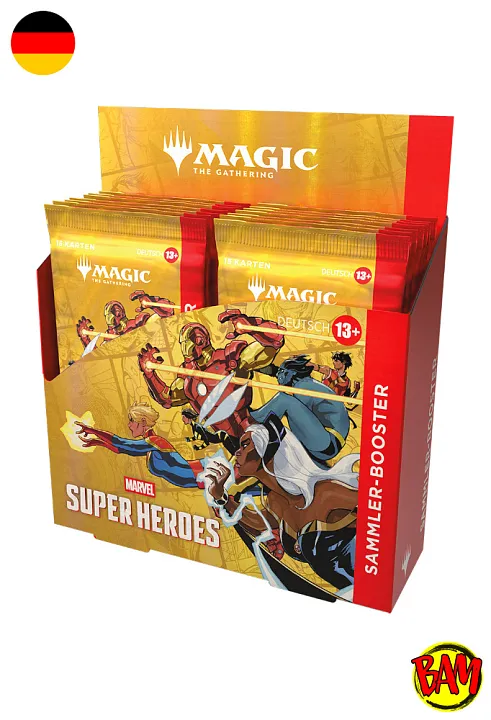 Magic: The Gathering TCG Marvel Super Heroes Sammler Booster (Display)