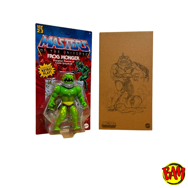 Mattel: Creations HKM82 Frog Monger Actionfigur (MOTU)