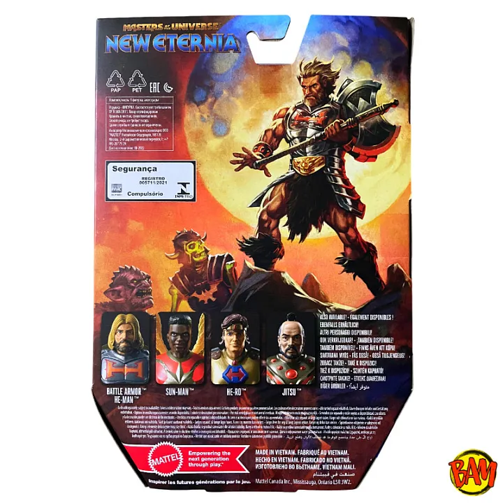 Masters of the Universe New Eternia He-Man Battle Armor Actionfigur (Masterverse)