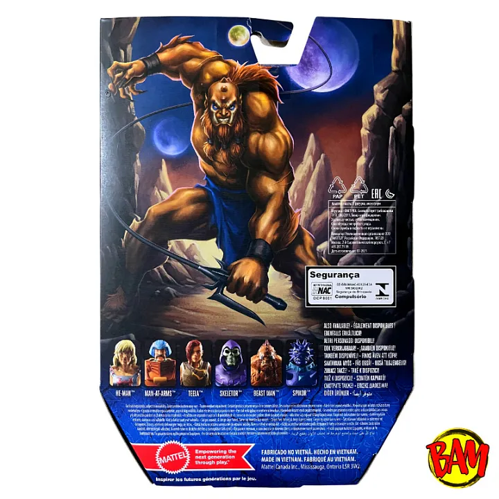 Masters of the Universe Revelation Beast Man Actionfigur (Masterverse)