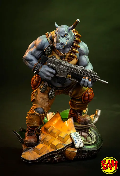 PCS: Rocksteady Statue (Teenage Mutant Ninja Turtles)