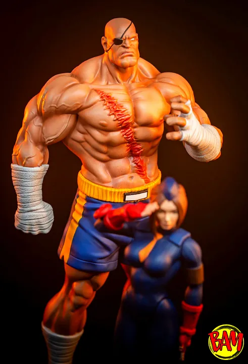 PCS: Sagat & Juli Statuen-Set (Street Fighter | Street Jam)