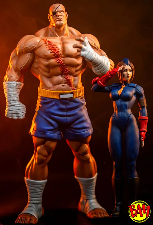PCS: Sagat & Juli Statuen-Set (Street Fighter | Street Jam)