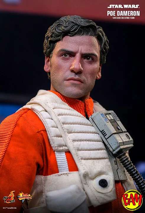 Hot Toys: MMS806 Poe Dameron 1/6 Scale Actionfigur (Star Wars)