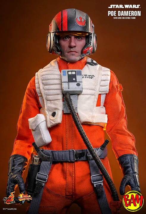 Hot Toys Poe Dameron Star Wars Movie Masterpiece MMS806