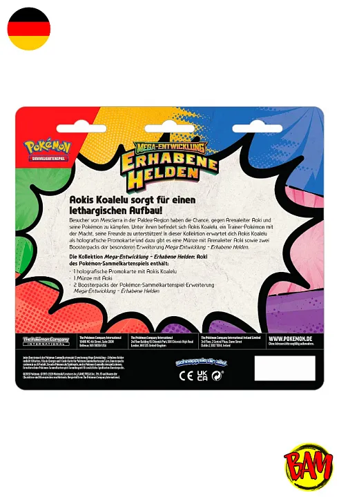 Pokémon TCG: Erhabene Helden Trainer Blister Kollektion (Aoki & Koalelu)