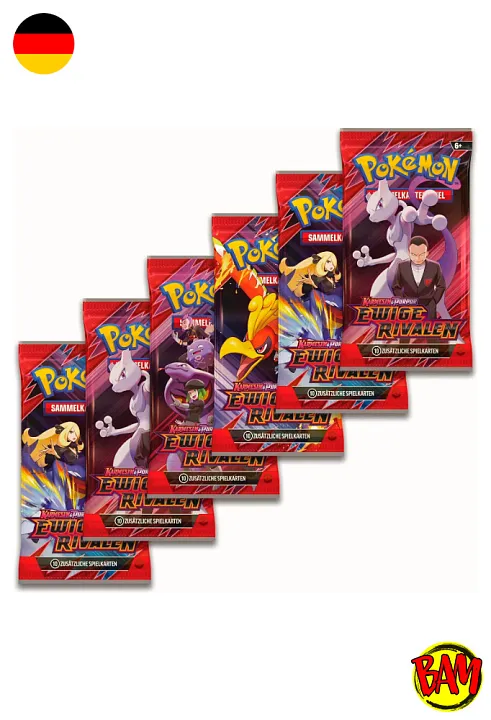 Pokémon TCG: Ewige Rivalen Booster Bundle (Karmesin & Purpur KP10)